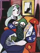 Woman with Book (mk04) pablo picasso